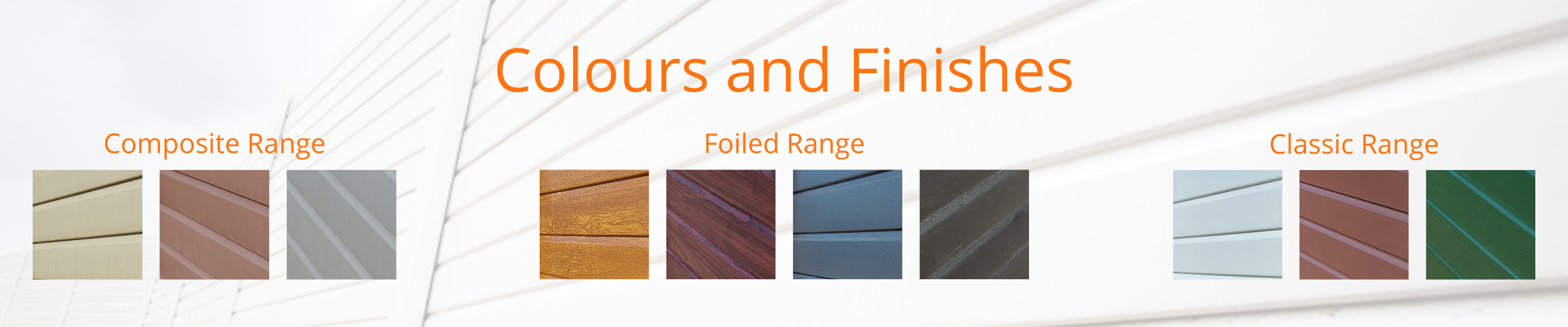 Liniar uPVC Fencing Colours and Finishes