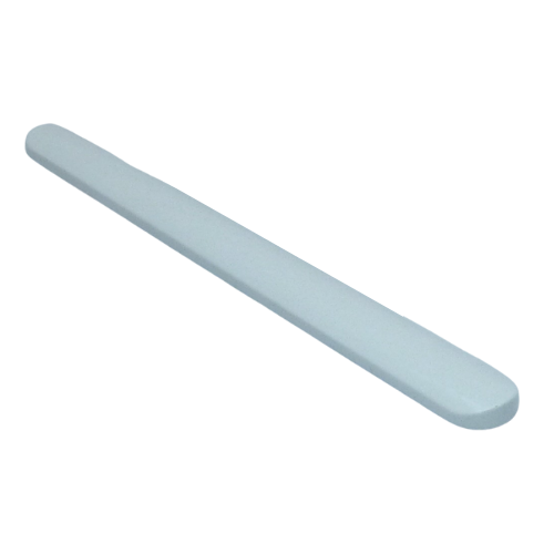 300mm Cupped Long Endcap Double Ended for Bullnose Fascia (RBF & JBF) White