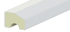 18 x 12mm Bead Trim Liniar White