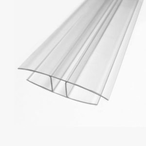 Clear 'H' Section 10mm x 3m 