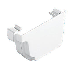 Ogee External Stop End R/Hand White