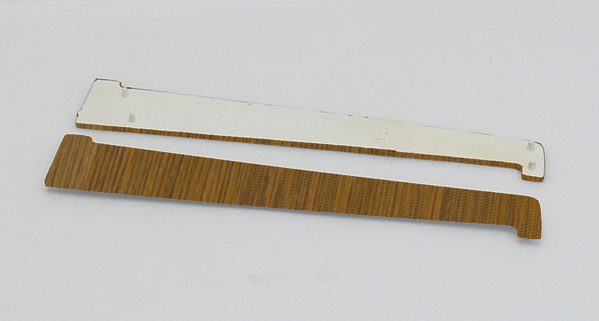 225mm Exterior Window Cill End Cap Pair Golden Oak Grained