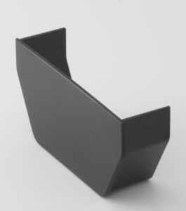 Black Internal Stopend 117mm Square