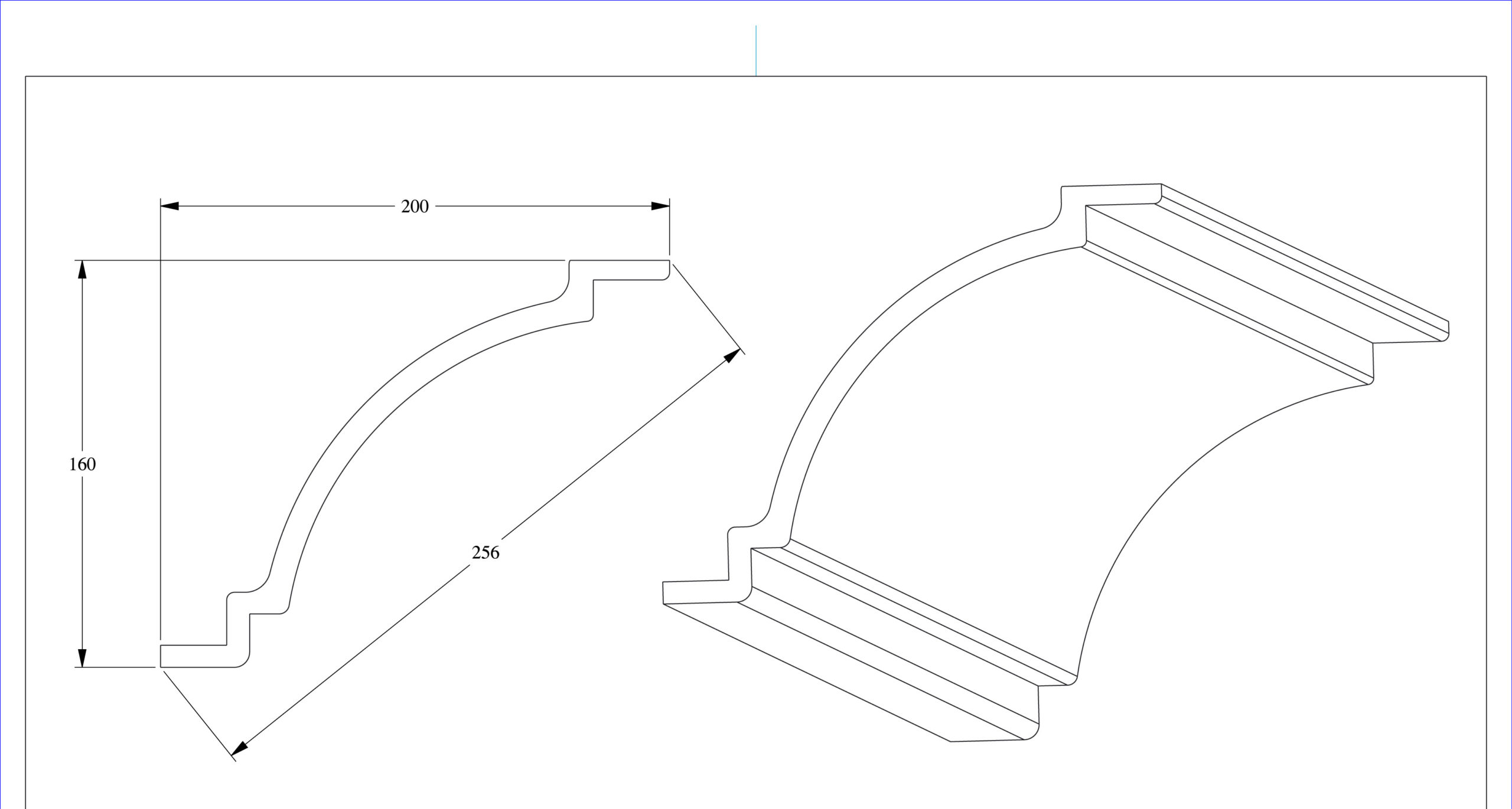 Orac Xterio Cornice White 160 x 200mm x 2.44m