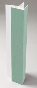 2 Part Cladding Corner Trim Solid Colour Chartwell Green
