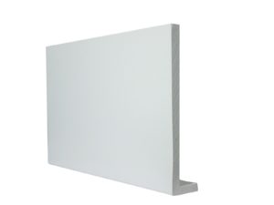 9mm Square Capping Board/Cover Fascia White