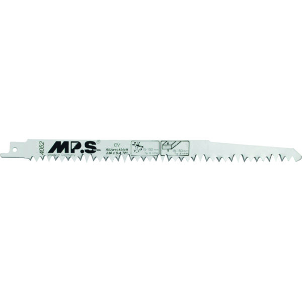 MPS Sabre Saw blades Pack 5 230mm - Wood