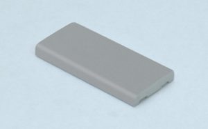25mmx6mm D Mould Grained Light (Silver) Grey RAL7001