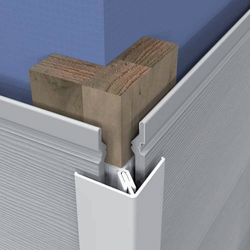 Fortex 2 Part External Corner Trim - Storm Grey 3m