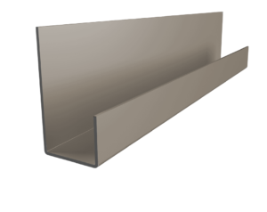 End Profile for Fibre Cement Cladding 3m Monterey Taupe