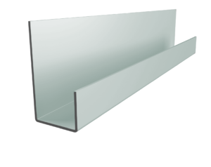 End Profile for Fibre Cement Cladding 3m Soft Green