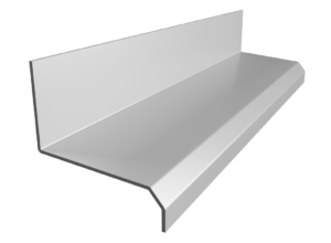 Flash Profile for Fibre Cement Cladding 3m White
