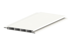 100 x 10mm Hollow Soffit Board Liniar White