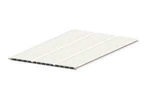 300 x 10mm Hollow Soffit Board Liniar White