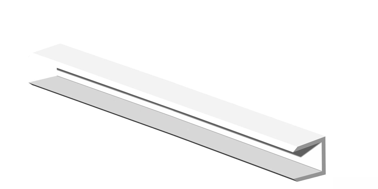 9mm Window Board Channel 5m  White