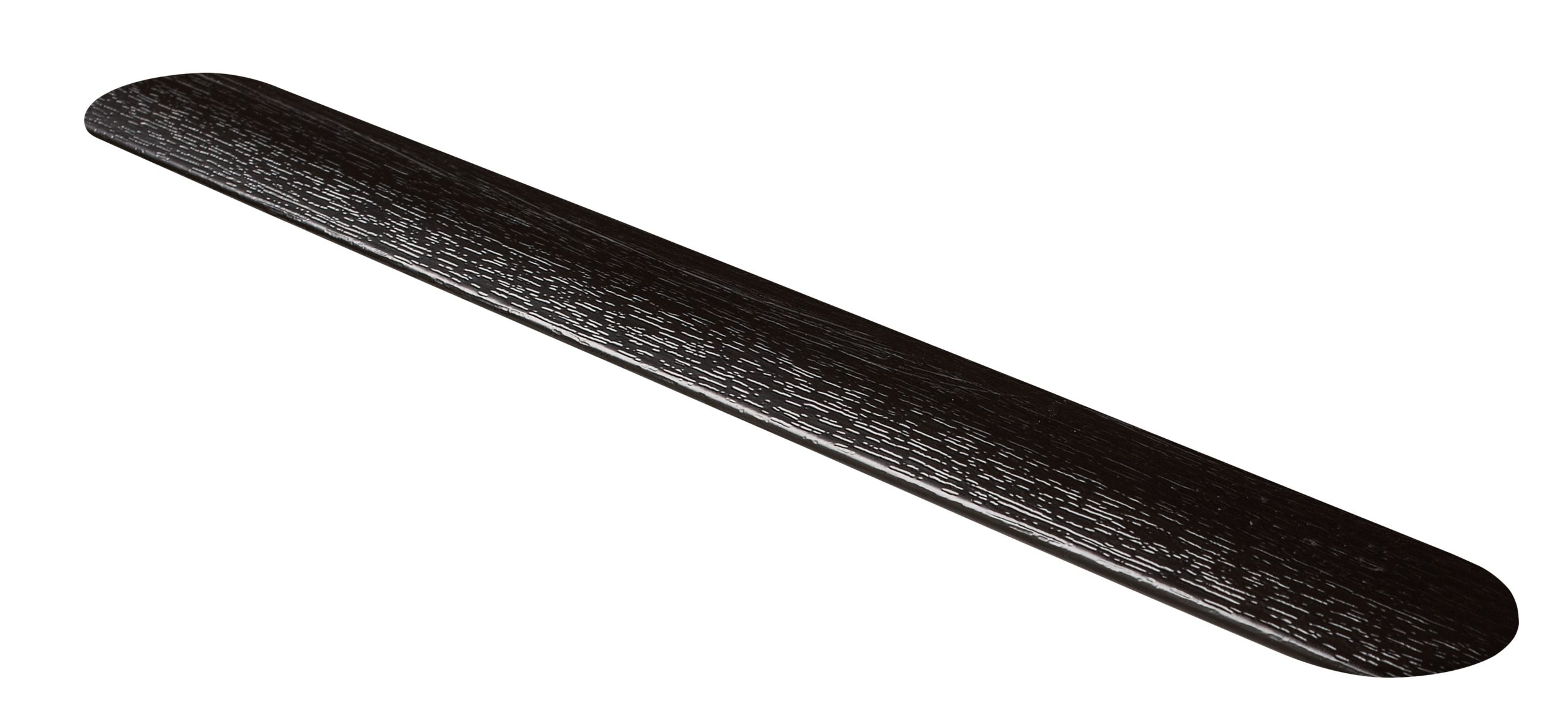 300mm Long Hooknose Window Board End Cap Black Ash Grained