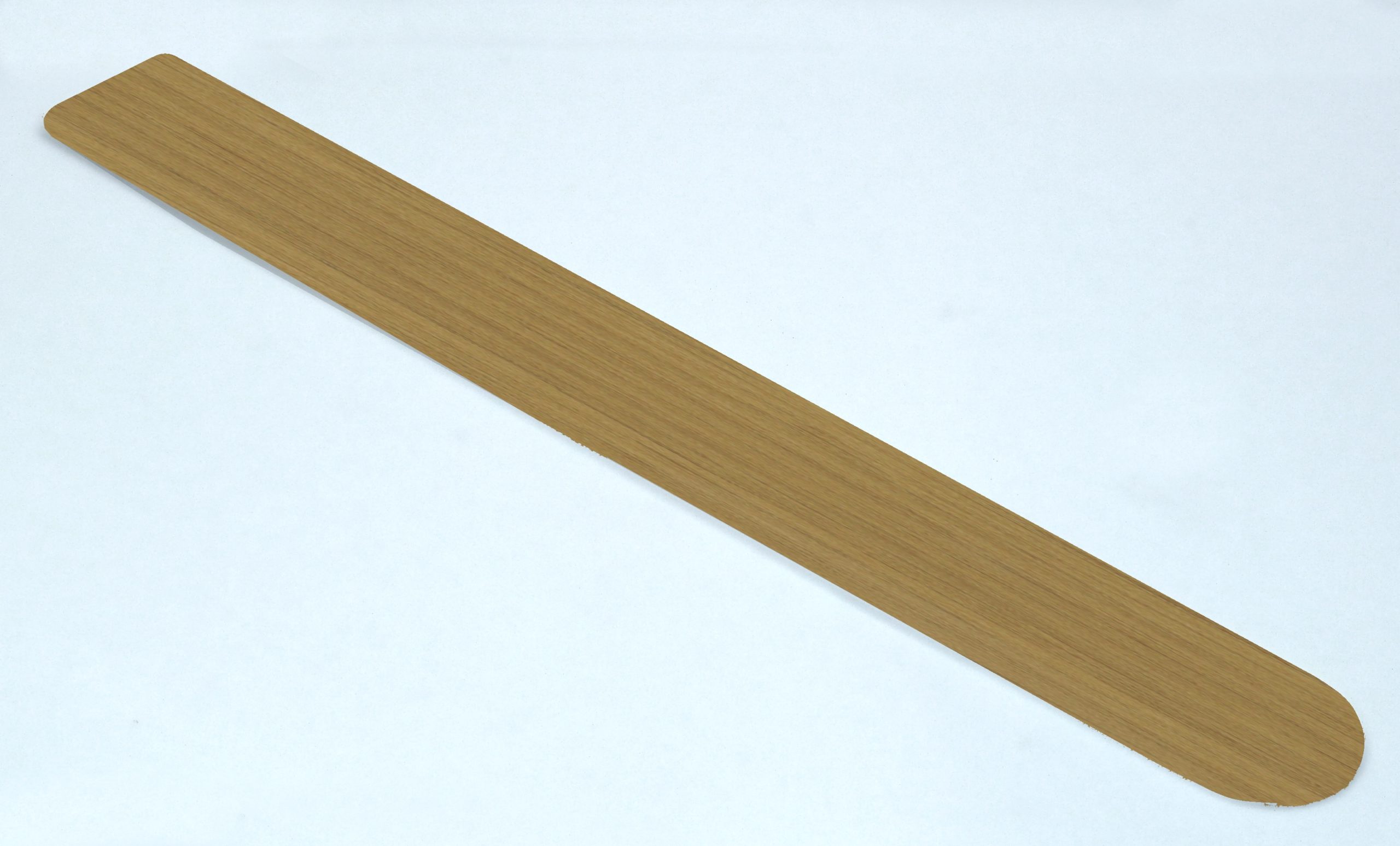 300mm Long Hooknose Window Board End Cap Irish Oak