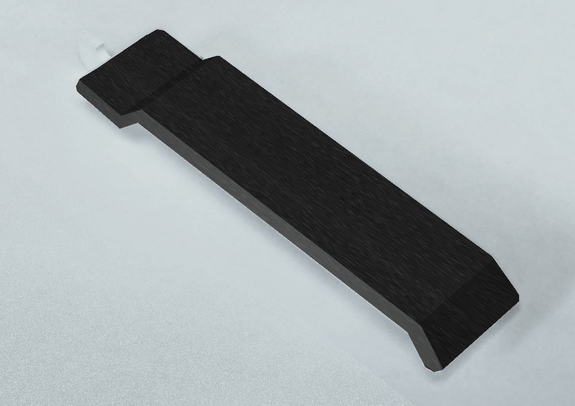 100mm Open V Exterior Cladding Butt Joint Black Ash Grained