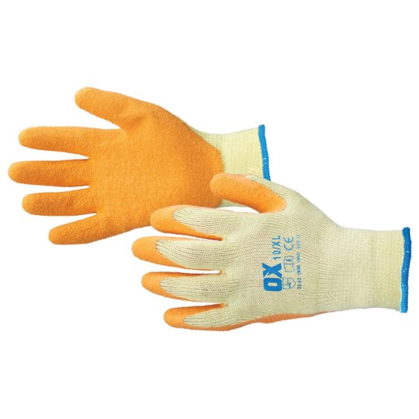 Ox Latex Grip Glove Size 10 (XL)