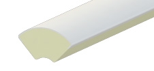 13.5mm Quadrant Liniar White 