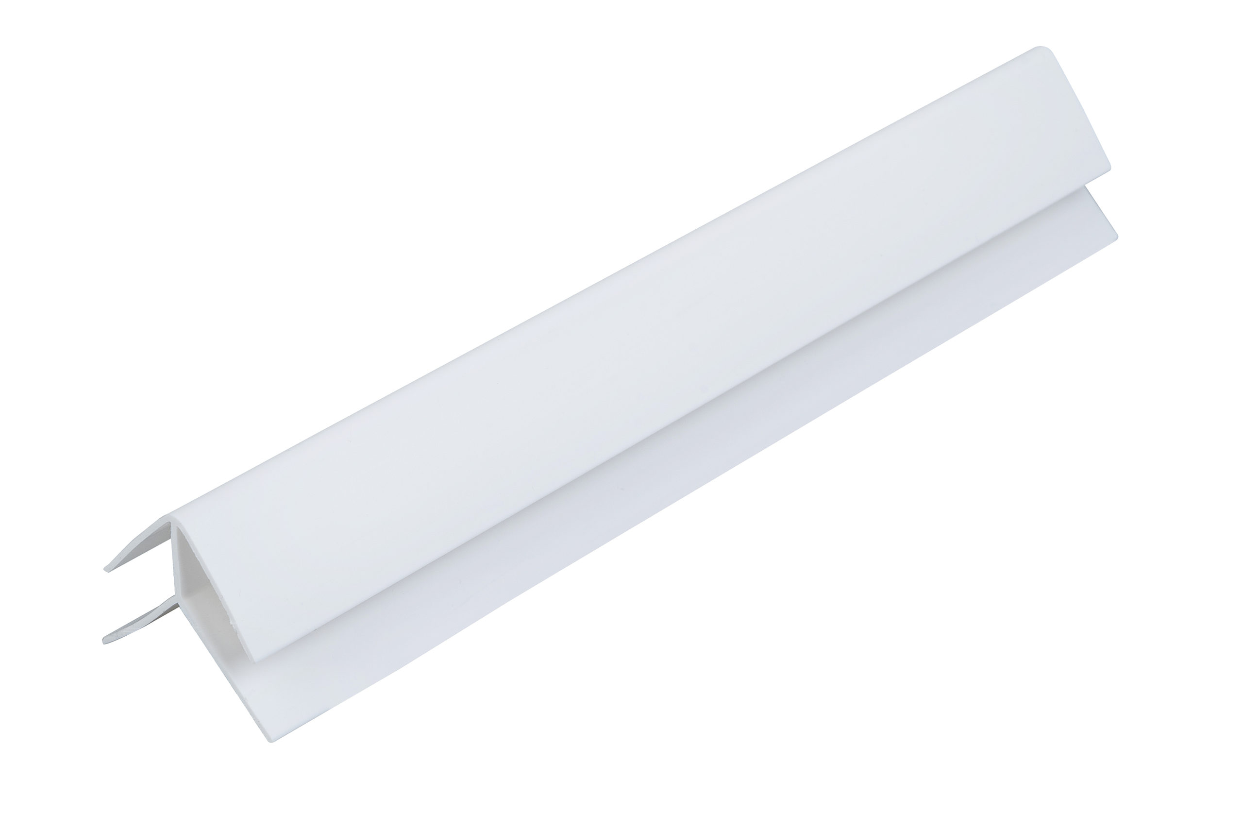 Zest Wall Panel External Corner White 5mm x 2.6m