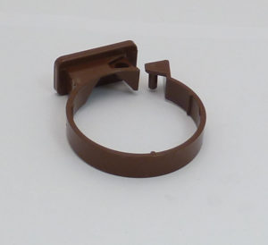 Single Fixing Pipe Clip Each Brown
