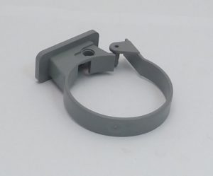 Single Fixing Pipe Clip Each Grey