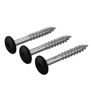 Coloured Screw Hardie Plank 4.8 x 38mm Each Midnight Black