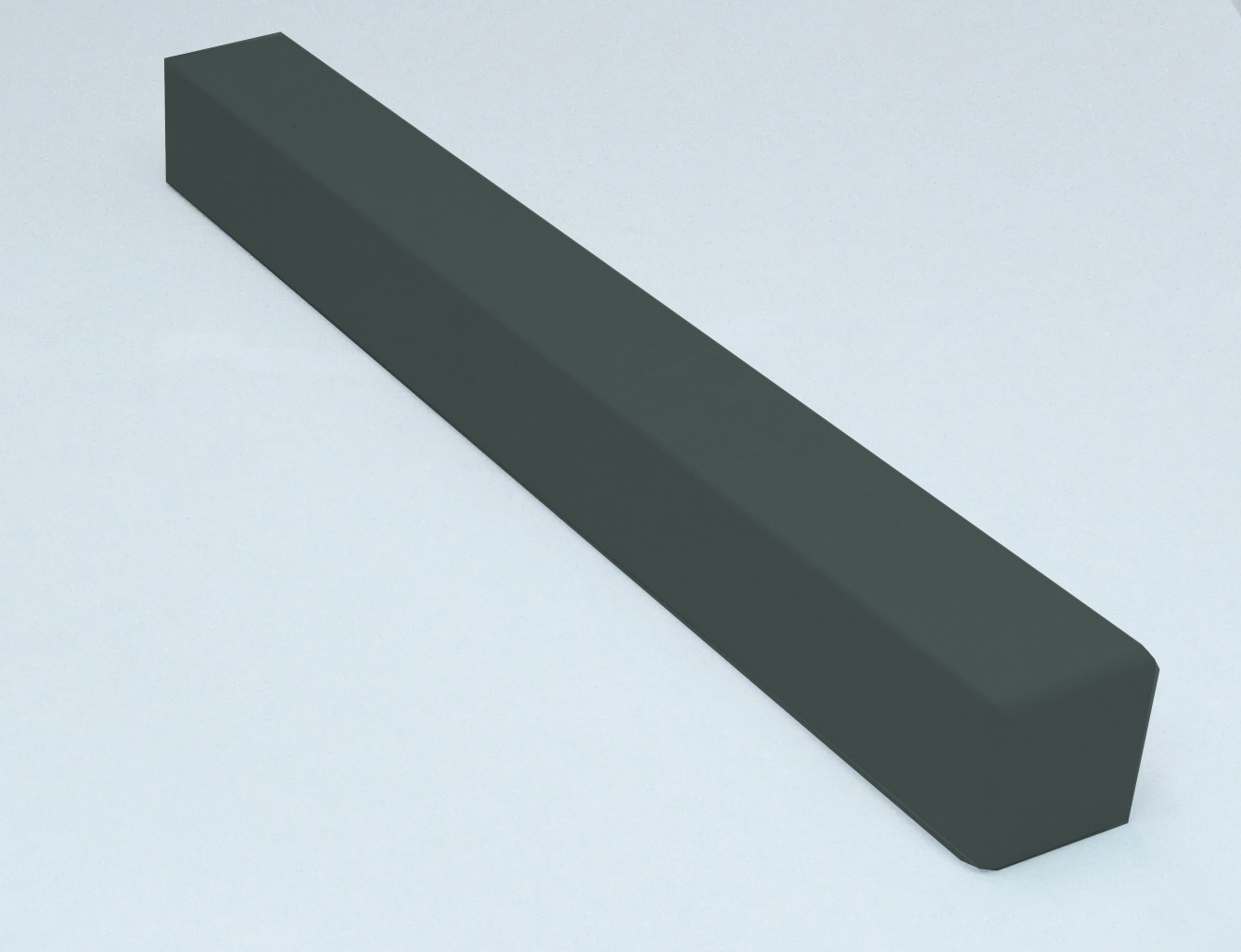 Square Fascia Corner 300mm Anthracite Grey Plain RAL7016