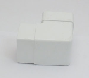 White 92½ degreeDownpipe Bend 65mm Square