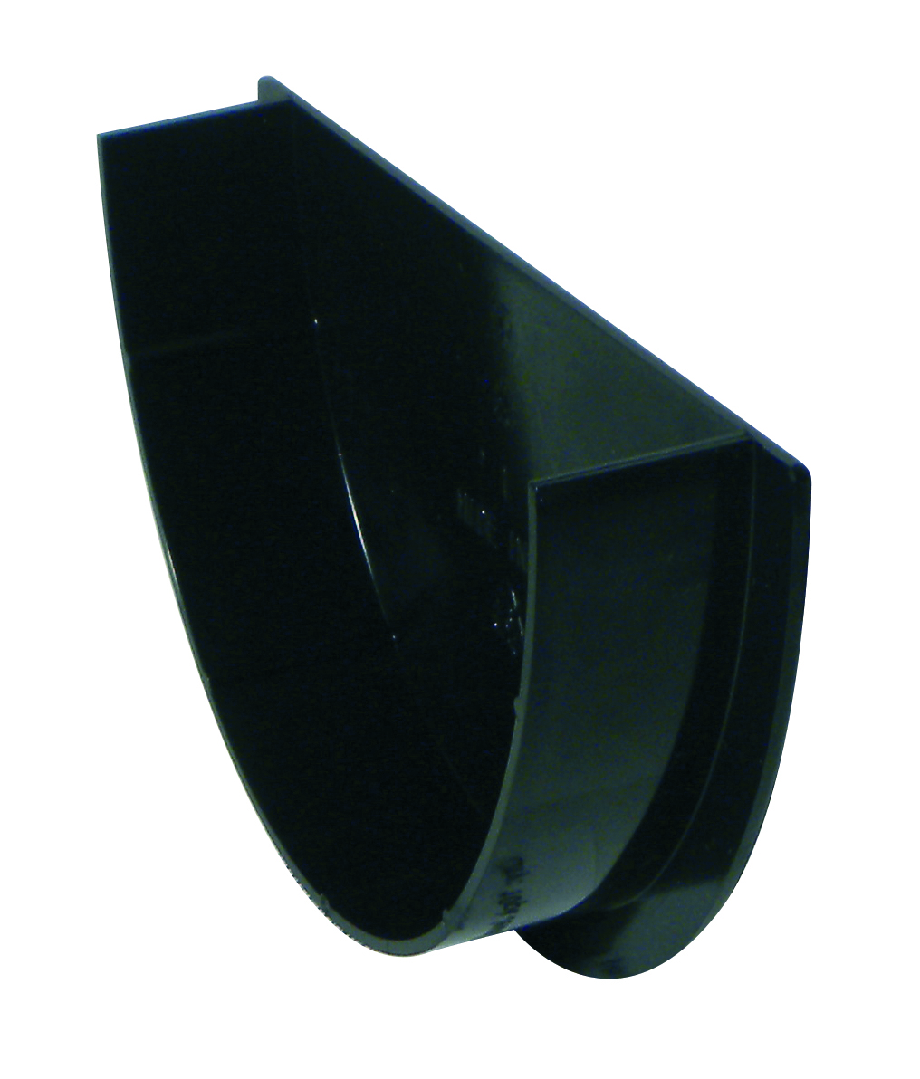 SuperDeep 170 Industrial Gutter Internal Stop End Black