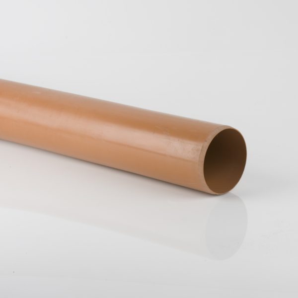 3m Plain End 110mm Underground Drainage Pipe