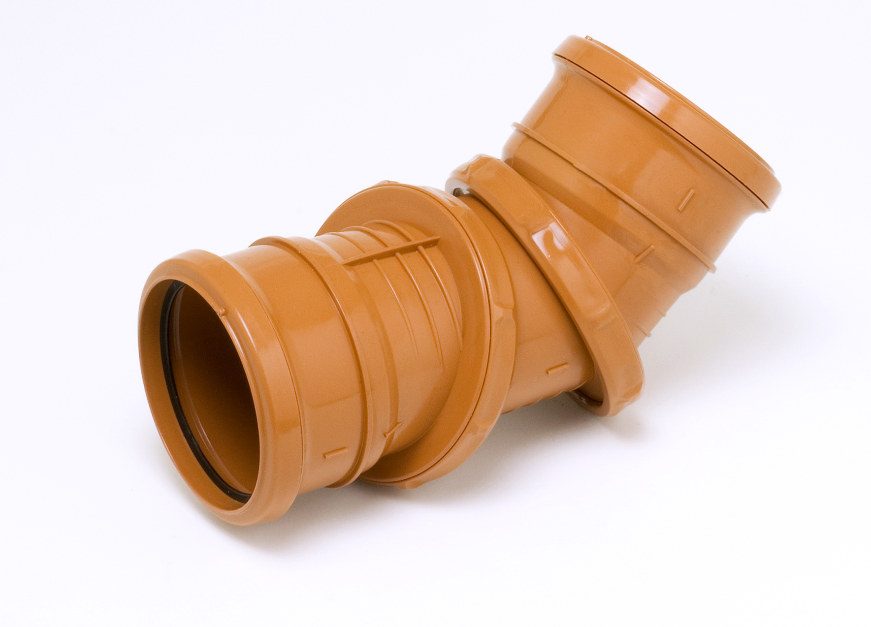 110mm Underground Drainage 0-90 Degree Adjustable double Socket Bend