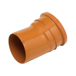 110mm Underground Drainage Single Socket 15 Degree Bend