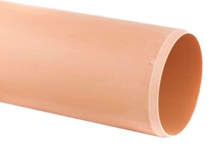 160mm PVC Plain End Drain Pipe 6m