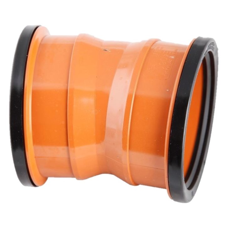 160mm Underground Drainage Double Socket 11.5 Degree Bend