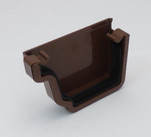 Ogee External Stop End L/Hand Brown