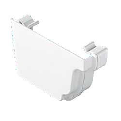 Ogee External Stop End L/Hand White