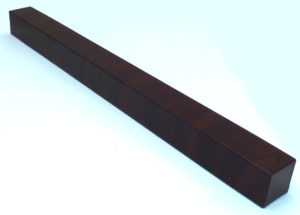Square Fascia Corner Double Ended Rosewood 500mm