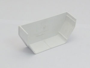 White Internal Stopend 117mm Square