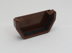 Brown External Stopend 117mm Square