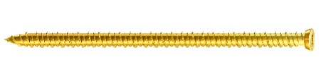 Concrete Screws 7.5 x 80mm Box of 100 (yellow)