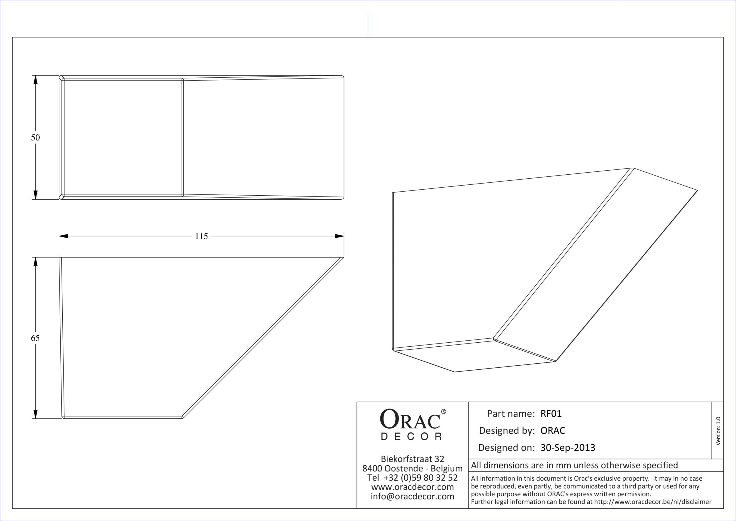 Rafter Foot Moulding White Smooth 65 x 48 x 115mm