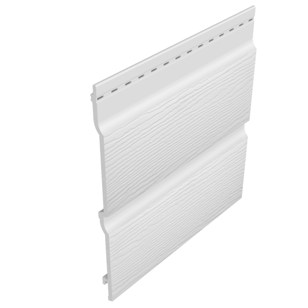 Fortex 300mm Double Shiplap Cladding - White 5m