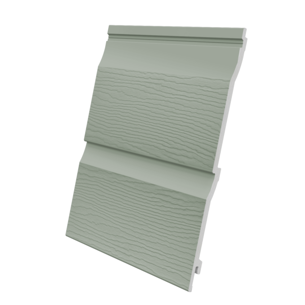 Fortex 333mm Double Shiplap Cladding Sage Green 5m