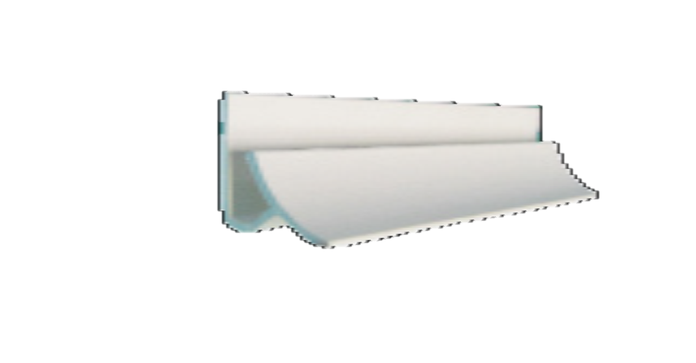 3050mm Internal Corner Trim  for Hygienic Cladding Gloss White