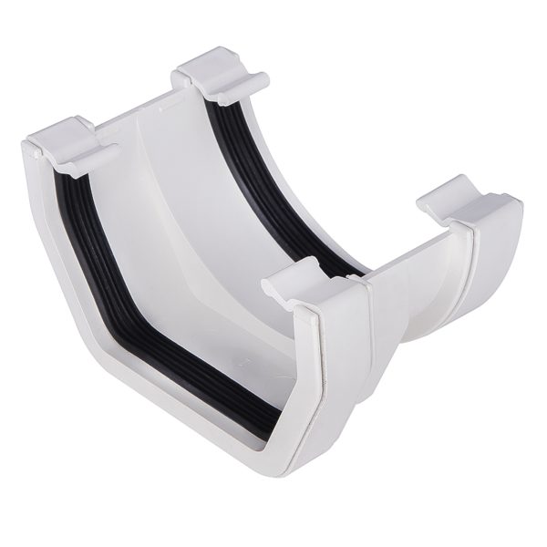 White Sq/Style to Half Round Gutter Adaptor 117mm