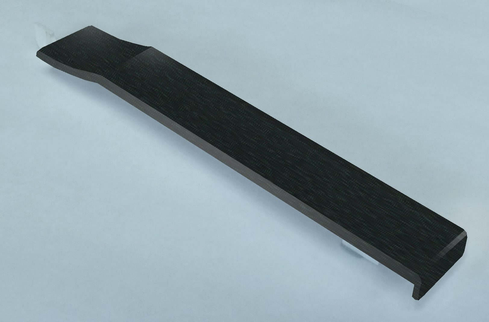 150mm Shiplap Cladding Butt Joint Black Ash Grained