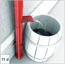 100mm Steel Round Downpipe Rainwater Divertor Galvanised