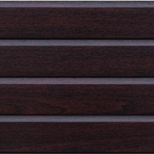 Liniar PVC Fencing 6ft Panel 1ft/300mm High Rosewood